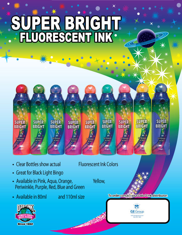 SUPERBRIGHT Fluorescent Ink (110 ml)