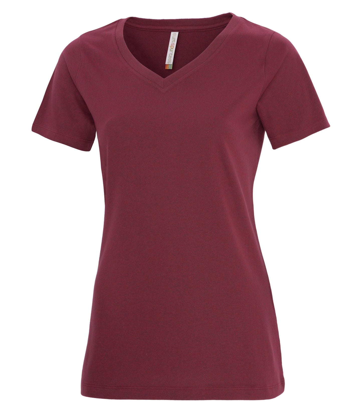 ATC™ EUROSPUN® RING SPUN V-NECK LADIES' TEE. ATC8001L